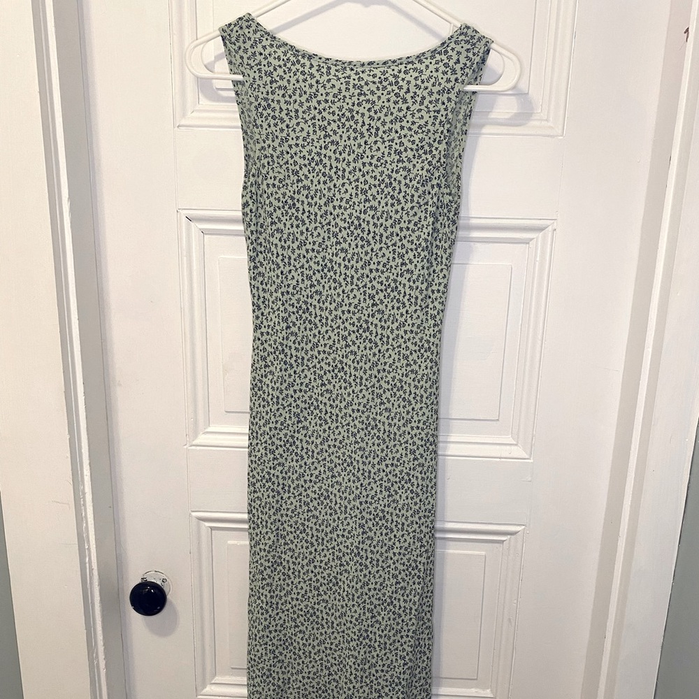 Floral crepe mini sundress